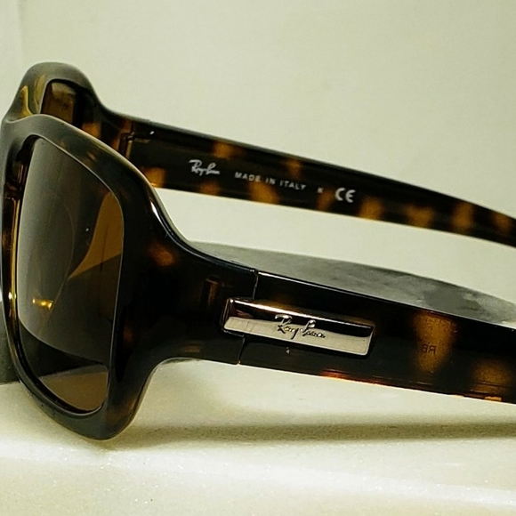 Ray-Ban tortoise shell, unisex. RB4107, comes w/case and cleaning cloth. EUC - Picture 7 of 15